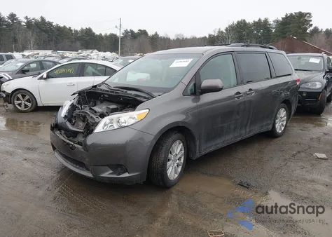 2013 Toyota Sienna Le 7 Passenger from USA, damaged, VIN 5TDJK3DC9DS050189